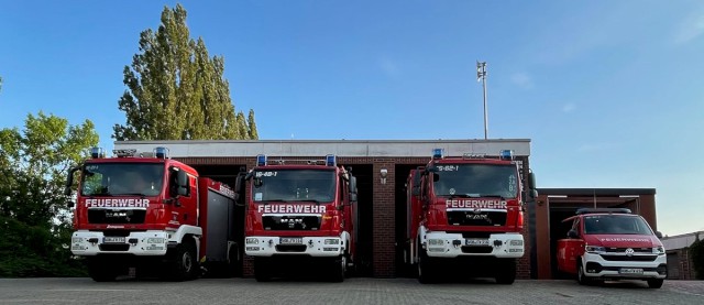 Die Fahrzeugflotte der Freiwilligen Feuerwehr Heiligendorf ab dem 10. Juni 2021, Foto: Freiwillige Feuerwehr Heiligendorf
