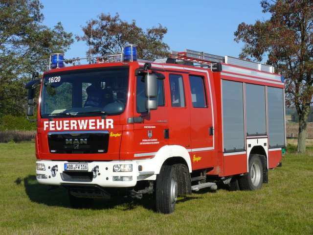 Das fertig ausgerüstete Hilfeleistungs-Löschgruppenfahrzeug HLF 20/16, Foto: Freiwillige Feuerwehr Heiligendorf