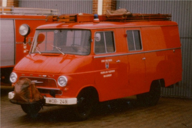 Das Löschgruppenfahrzeug LF 8 leicht - Opel Blitz der Freiwilligen Feuerwehr Heiligendorf in den 1970ger Jahren, Foto: Freiwillige Feuerwehr Heiligendorf