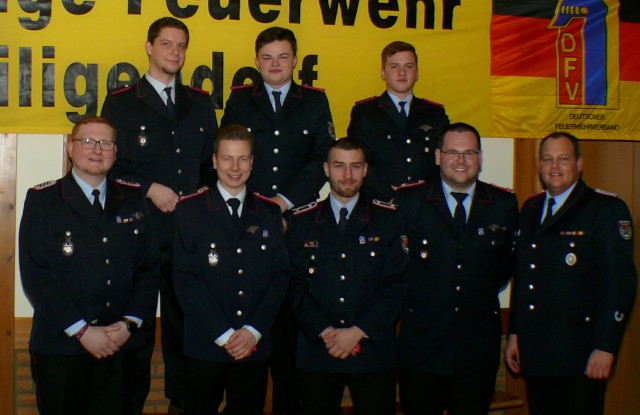 Beförderungen zum Feuerwehrmann bzw. Hauptfeuerwehrmann, Foto: Freiwillige Feuerwehr Heiligendorf