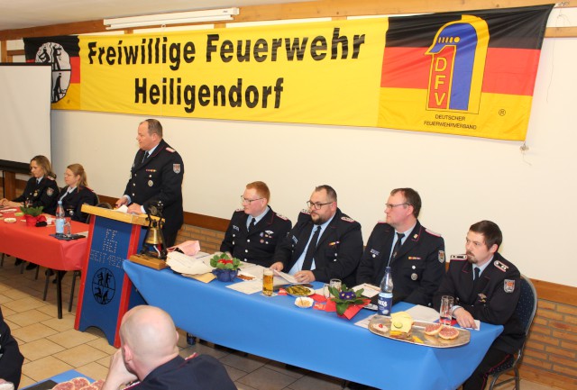 Begrüßung zur Jahreshauptversammlung 2023, Foto: Freiwillige Feuerwehr Heiligendorf