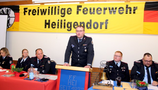 Grußwort aus dem Stadtkommando überbrachte Stadtjugendfeuerwehrwart Markus Greese, Foto: Freiwillige Feuerwehr Heiligendorf