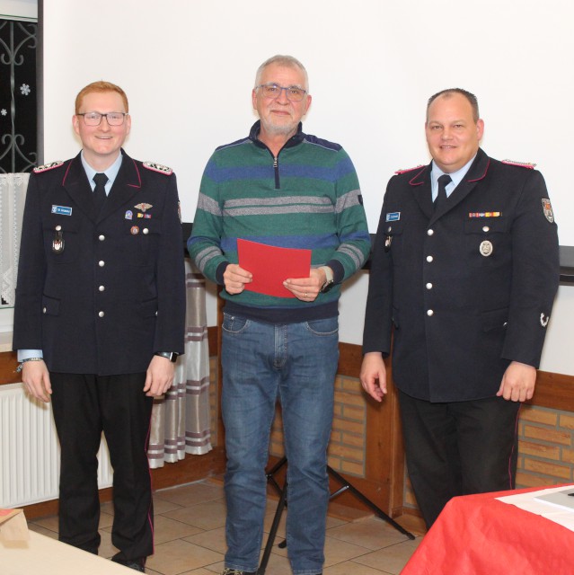 Mitgliederversammlung: Ehrung für 25 Jahre Mitgliedschaft, Foto: Freiwillige Feuerwehr Heiligendorf