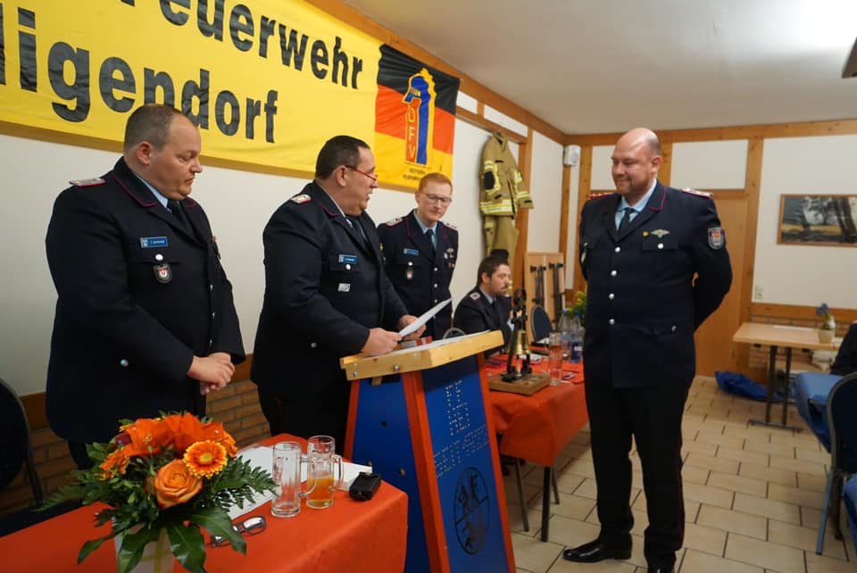 Jahreshauptversammlung: Ehrung für 25 Jahre aktiver Dienst, Foto: Freiwillige Feuerwehr Heiligendorf