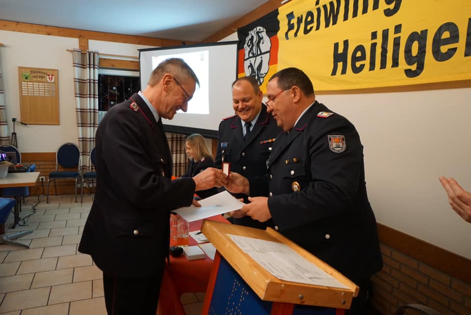 Jahreshauptversammlung: Ehrung für 50 Jahre aktiver Dienst, Foto: Freiwillige Feuerwehr Heiligendorf