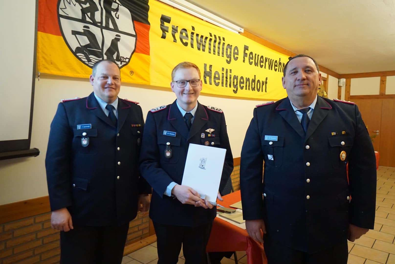 Jahreshauptversammlung: Beförderung zum Brandmeister, Foto: Freiwillige Feuerwehr Heiligendorf