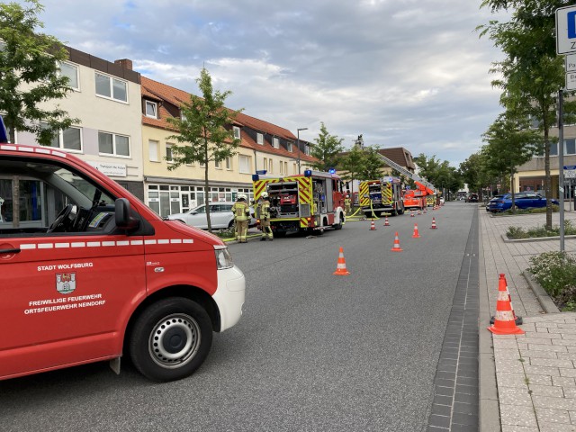 Löschzug Süd Übung im Schachtweg, Foto: Freiwillige Feuerwehr Heiligendorf / Freiwillige Feuerwehr Wolfsburg