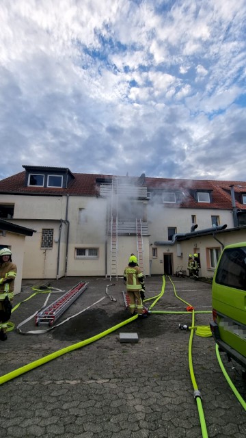 Löschzug Süd Übung im Schachtweg, Foto: Freiwillige Feuerwehr Heiligendorf / Freiwillige Feuerwehr Wolfsburg