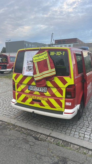 Löschzug Süd Übung im Schachtweg, Foto: Freiwillige Feuerwehr Heiligendorf / Freiwillige Feuerwehr Wolfsburg