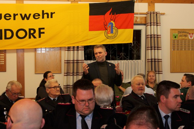 Jahreshauptversammlung: Andreas Klaffehn, Vorsitzender des Ausschusses für Bürgerdienste und Feuerwehr, Foto: Freiwillige Feuerwehr Heiligendorf