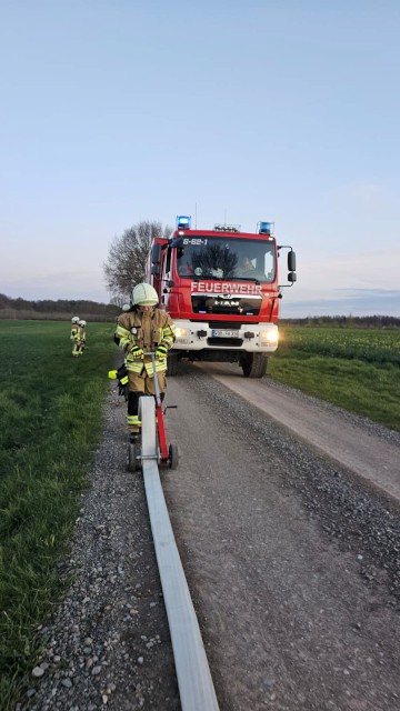 Bereitschaftsübung Fachzug Wasserförderung, Foto: Freiwillige Feuerwehr Heiligendorf