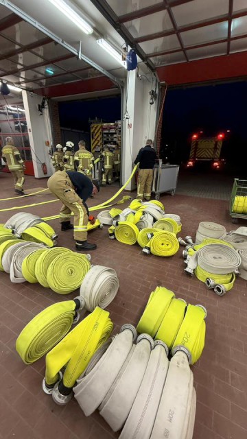 Bereitschaftsübung Fachzug Wasserförderung, Foto: Freiwillige Feuerwehr Heiligendorf