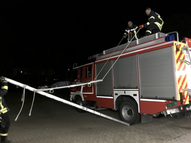 Pieperdienst 2. Gruppe: Menschenrettung/-bergung aus Höhen / Tiefen, Foto: Freiwillige Feuerwehr Heiligendorf