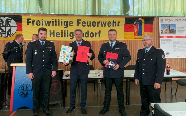 Dienstversammlung 2022: Verabschiedung des alten und Neuwahl des neuen stellv. Gruppenführers der 2. Gruppe, Foto: Freiwillige Feuerwehr Heiligendorf