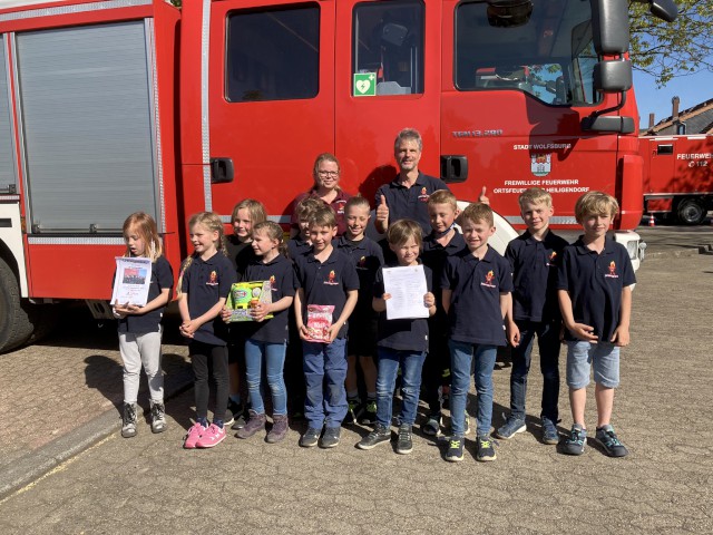 1. Platz für die Schunterfunken, zusammen mit der Gruppe Vorsfelde 2, Foto: Freiwillige Feuerwehr Heiligendorf