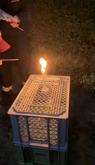 ... bzw. Feuer pusten, Foto: Freiwillige Feuerwehr Heiligendorf